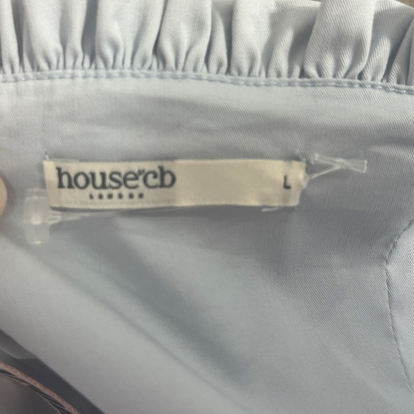 House of CB Maribel Soft Blue Mini Dress - Picture 14 of 14